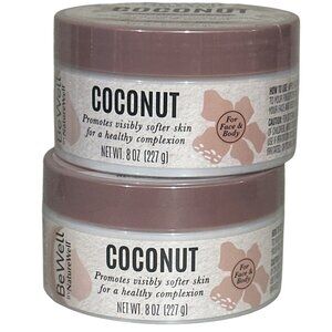 BeWell By NatureWell Coconut Soothing Cream For Face & Body 8 Oz Each Set Of 2